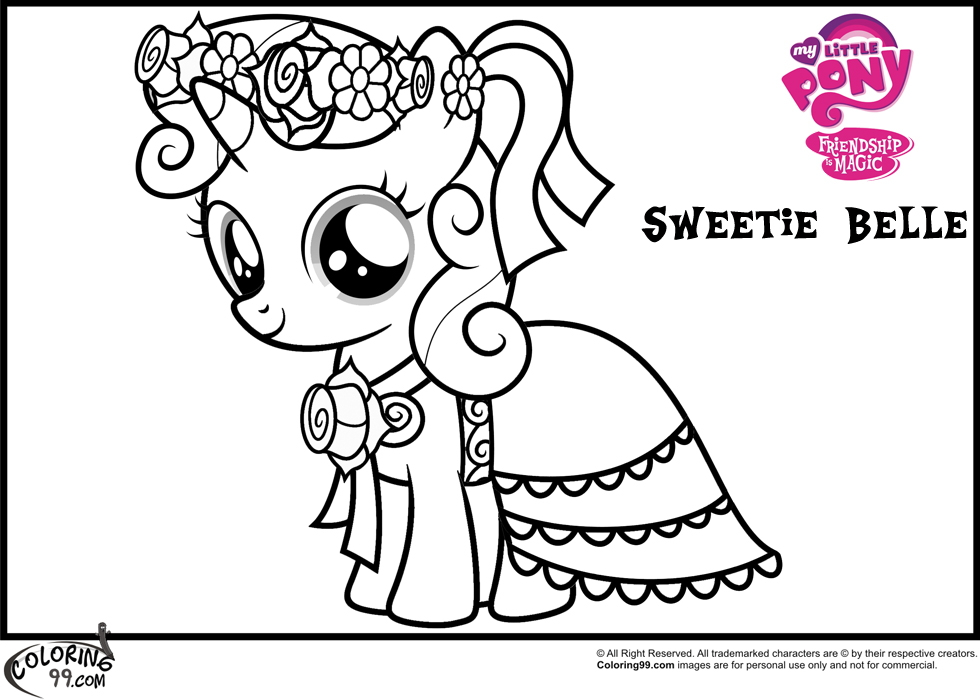 Download MLP Sweetie Belle Coloring Pages | Minister Coloring