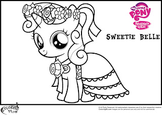 sweetie belle coloring pictures