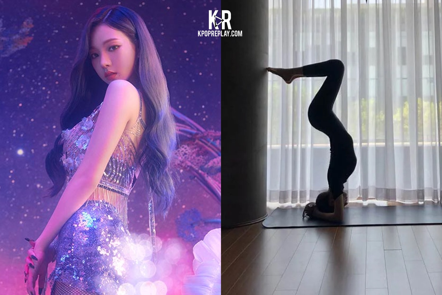 Internautas asombrados por las fotos aéreas de yoga de Karina del aespa