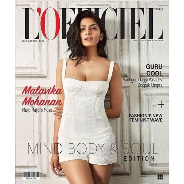 Pattam Pole Actress MALAVIKA MOHANAN on Magazine Cover Pattam Pole Actress