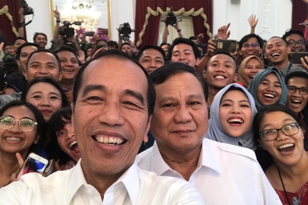 Jokowi: Kemungkinan Gerindra Masuk Ke Koalisi