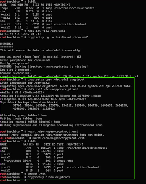 Nextcloud on Arch Linux (Encrypted System) [Part 01 Preparation]
