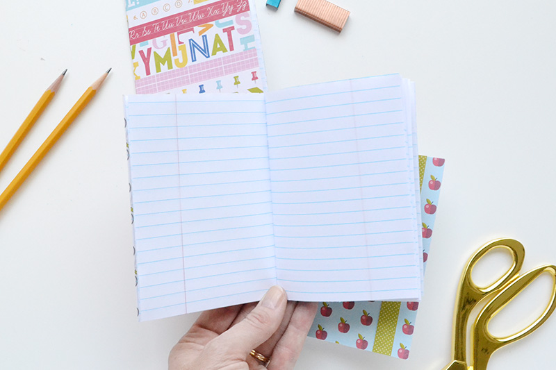 Aly Dosdall DIY mini composition books