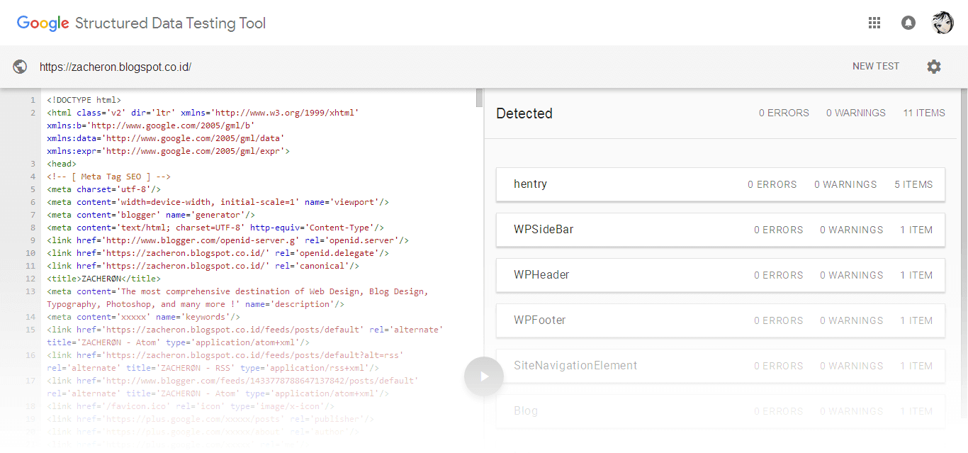 Template Zacheron No Error di Google Structured Code Testing Tool Template Zacheron Beban Error di Google Structured Code Testing Tool