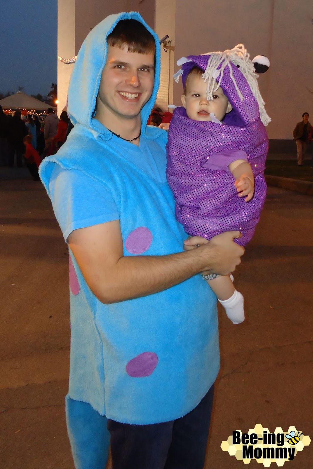 Monster's Inc. Family Costume: Mike, Sully & Boo