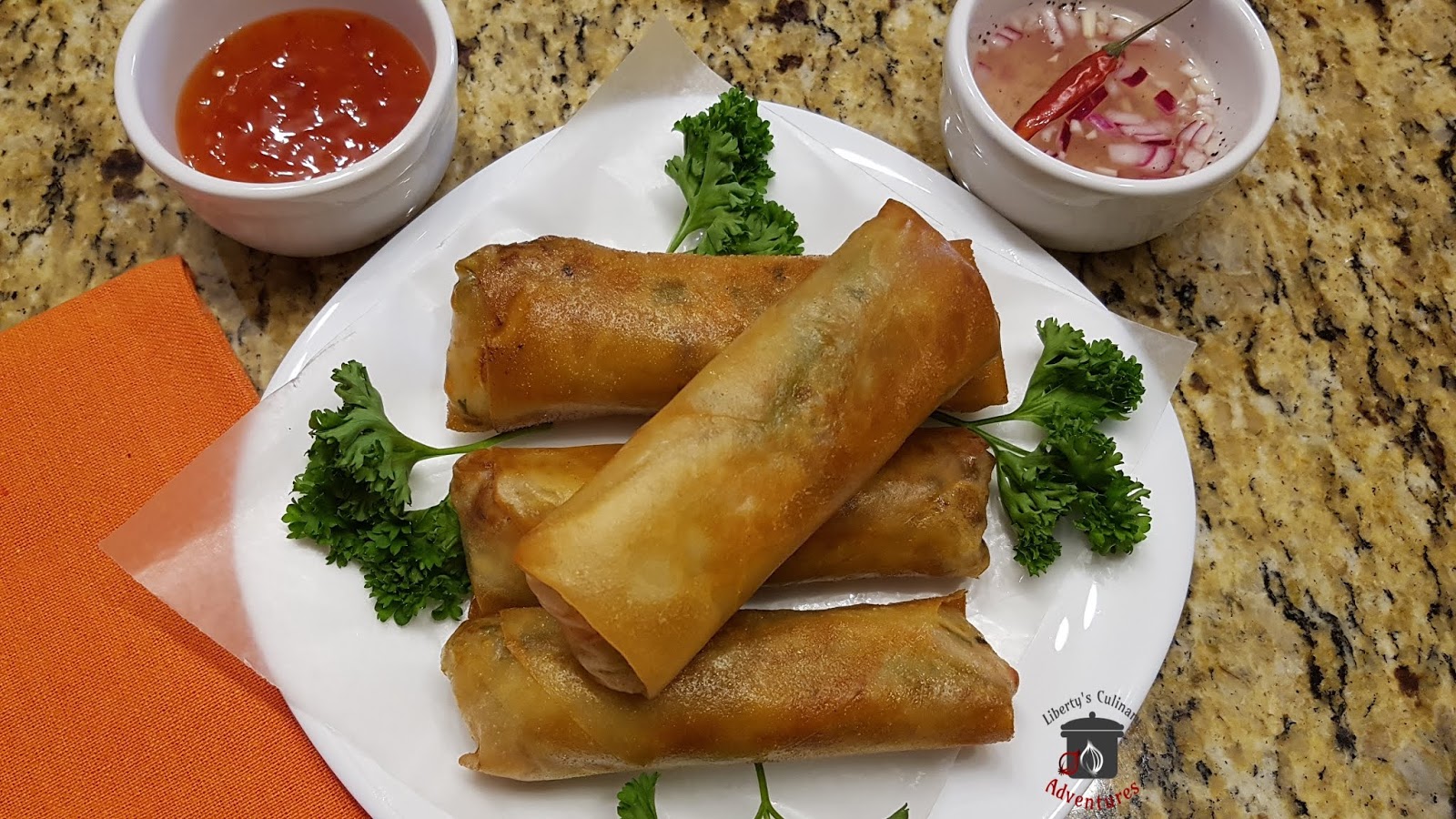 Crispy Vegetarian Vegetable Spring Rolls