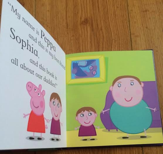  personalised peppa pig book inside 