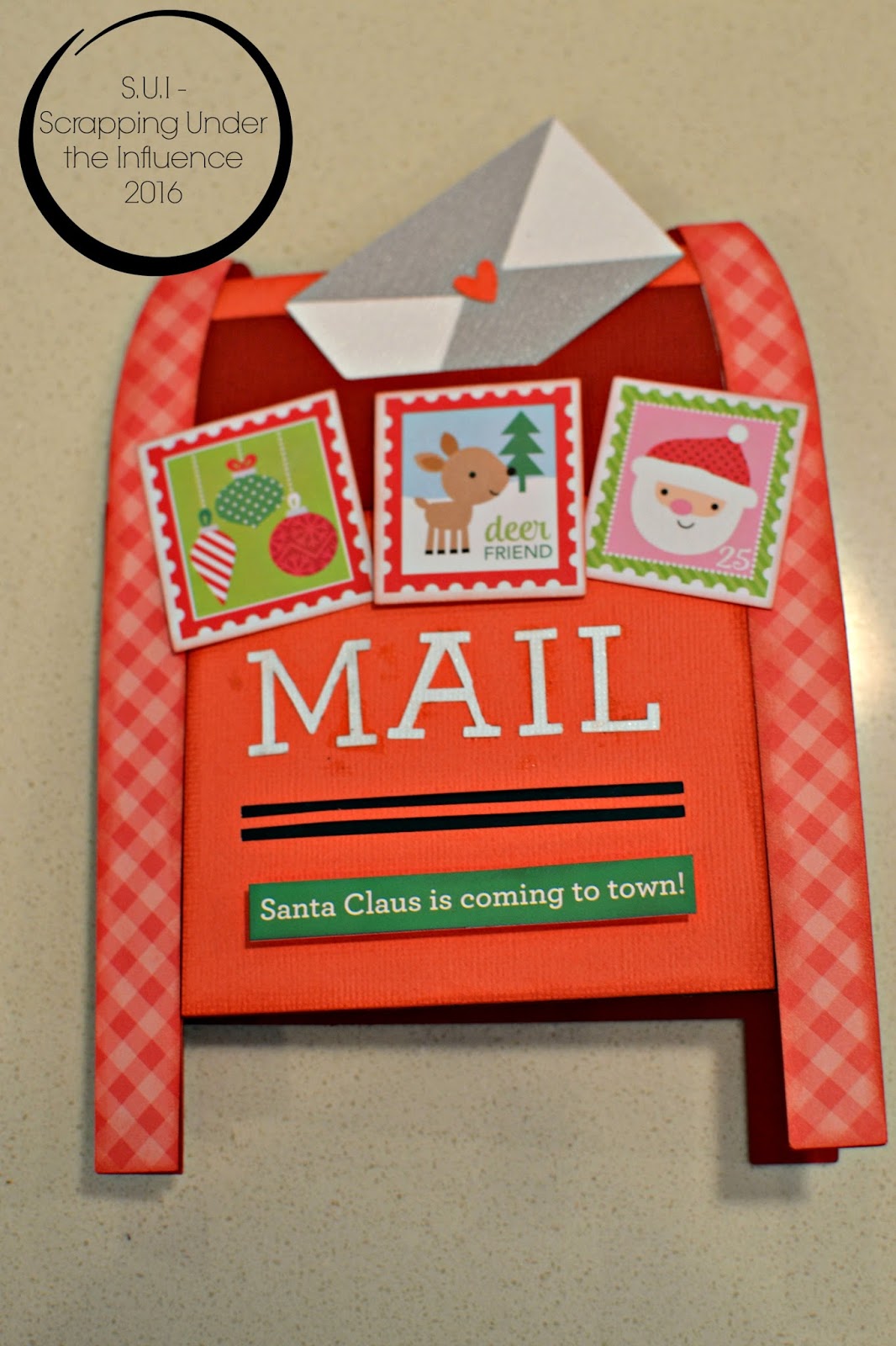 Scrapping Under the Influence Happy Christmas Mail