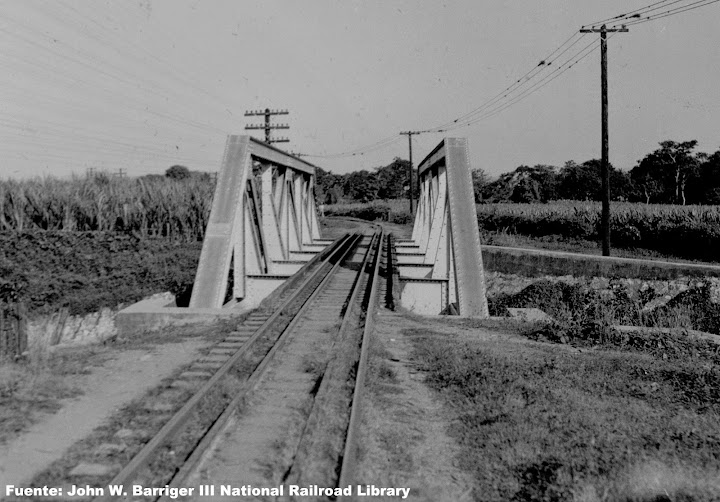Ubicando el antiguo puente ferroviario sobre el rio Bucaná, Ponce