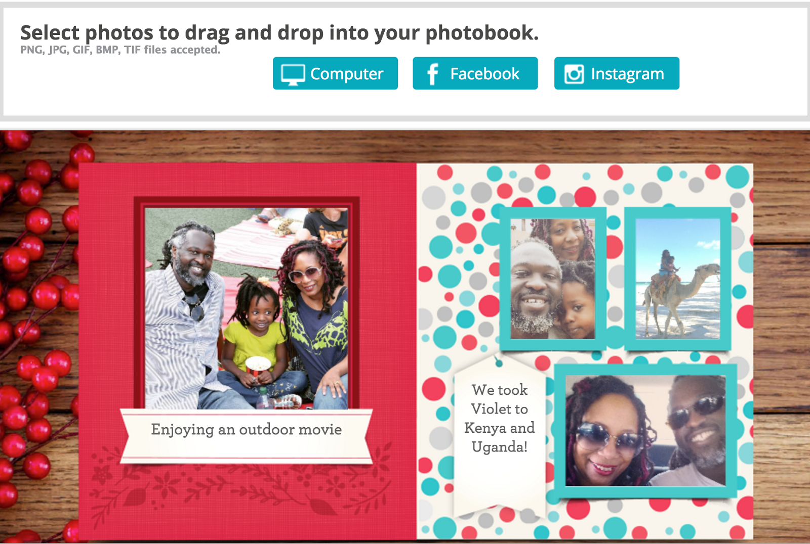 How To Create A Free Digital Holiday Photobook | Thriftanista In The City