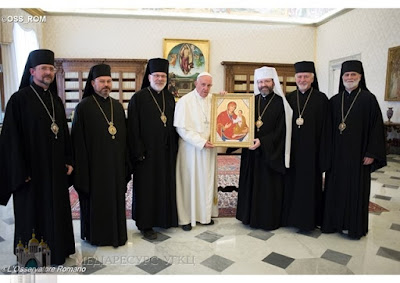 Франциск зустрівся з членами Синоду Української греко-католицької церкви на чолі з предстоятелем блаженнішим Святославом 