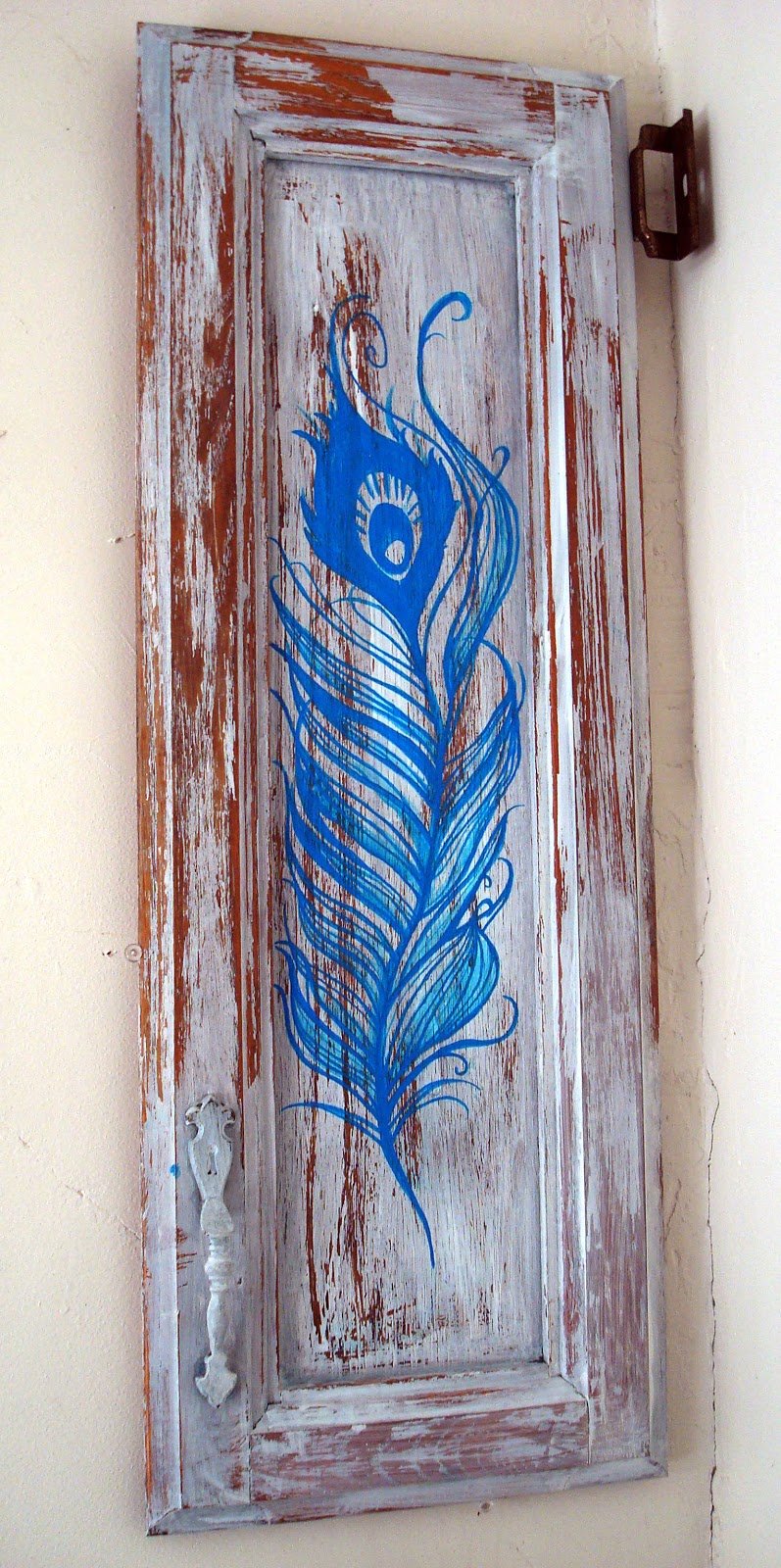 Upcycled door into Fabulous wall art ! RubbishLove