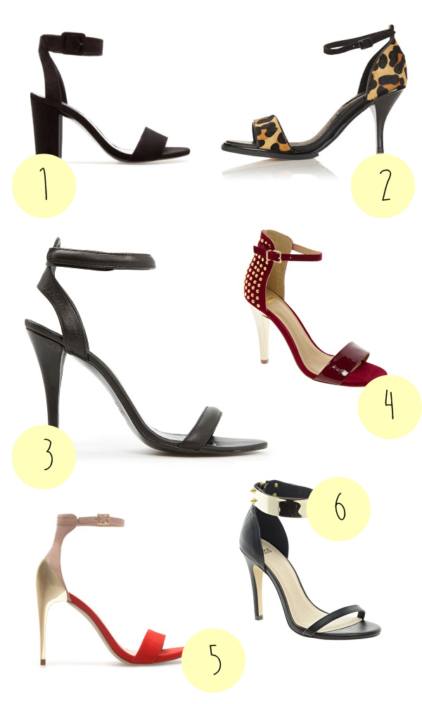 Whitelicious: #3 IN OR OUT: ANKLE STRAP SANDALS