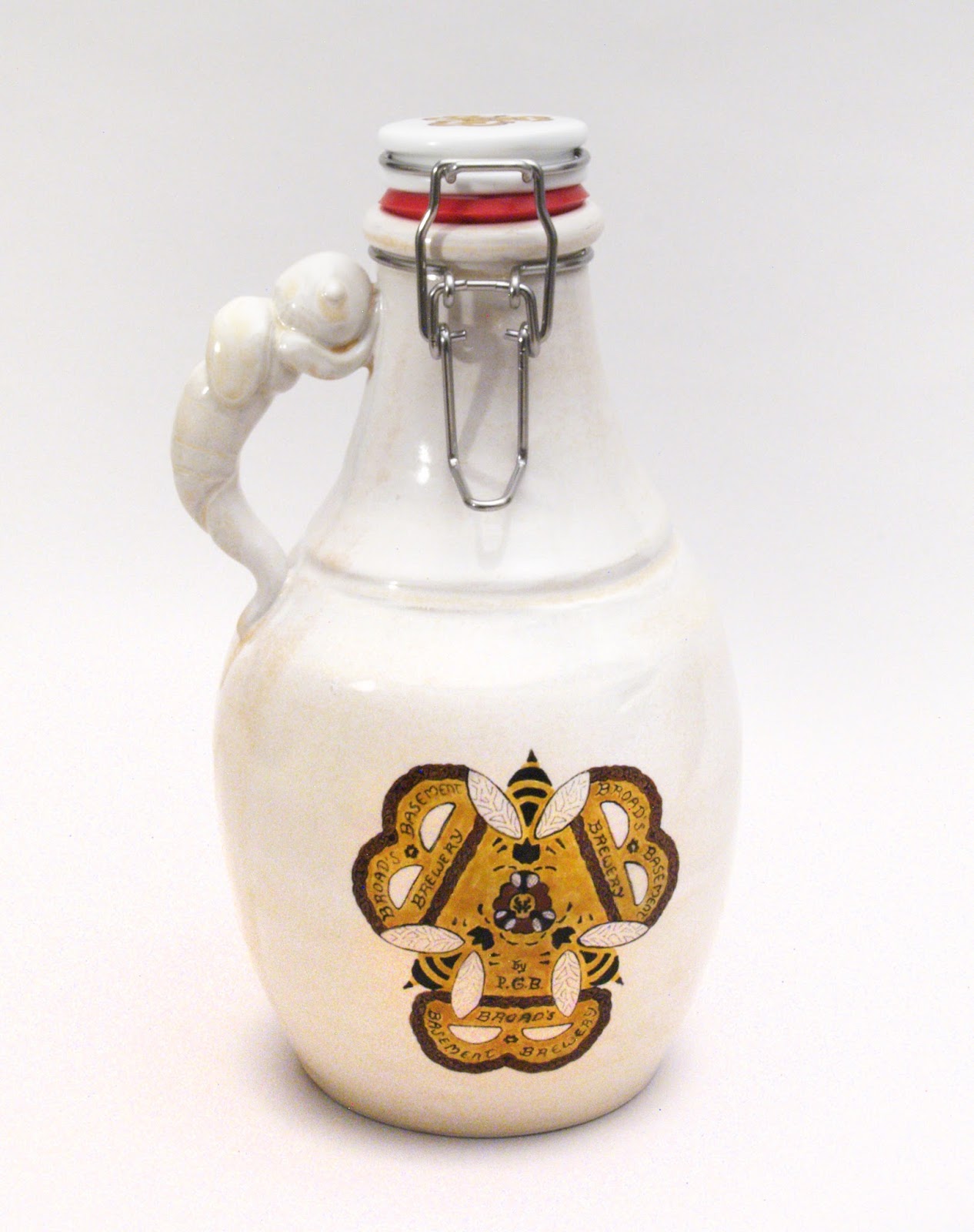 Making 64 oz. beer growlers