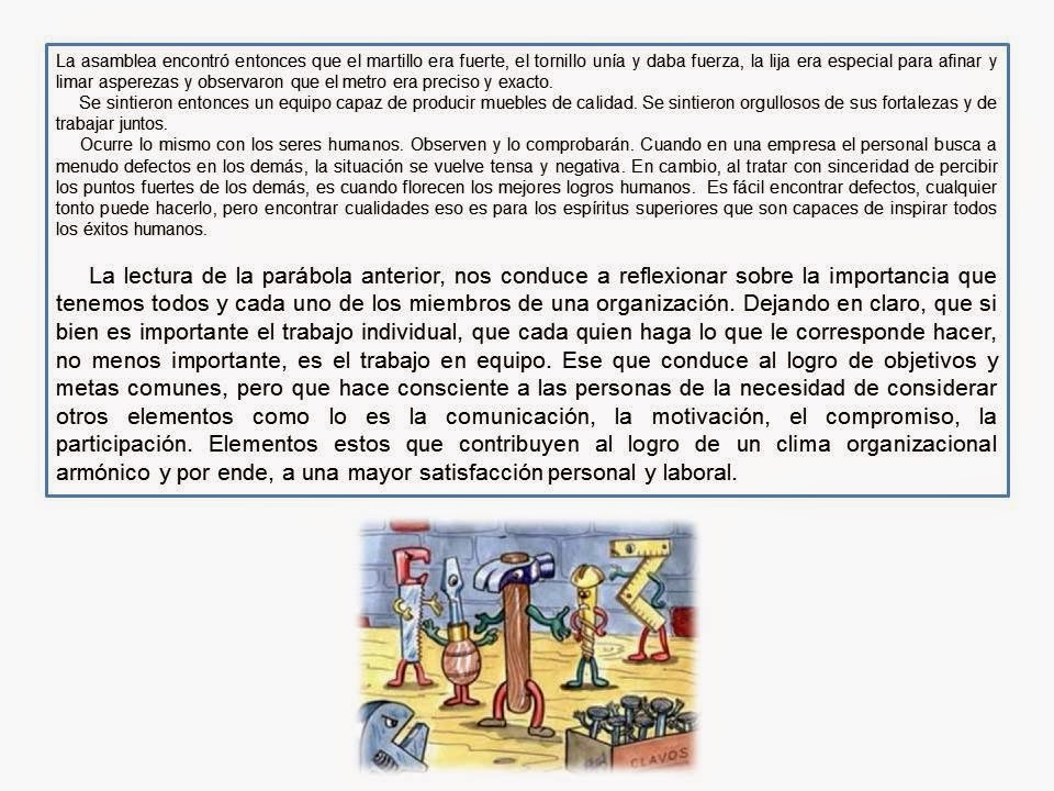cargeradelaarenas: Reflexión sobre lectura: Asamblea en la Carpintería