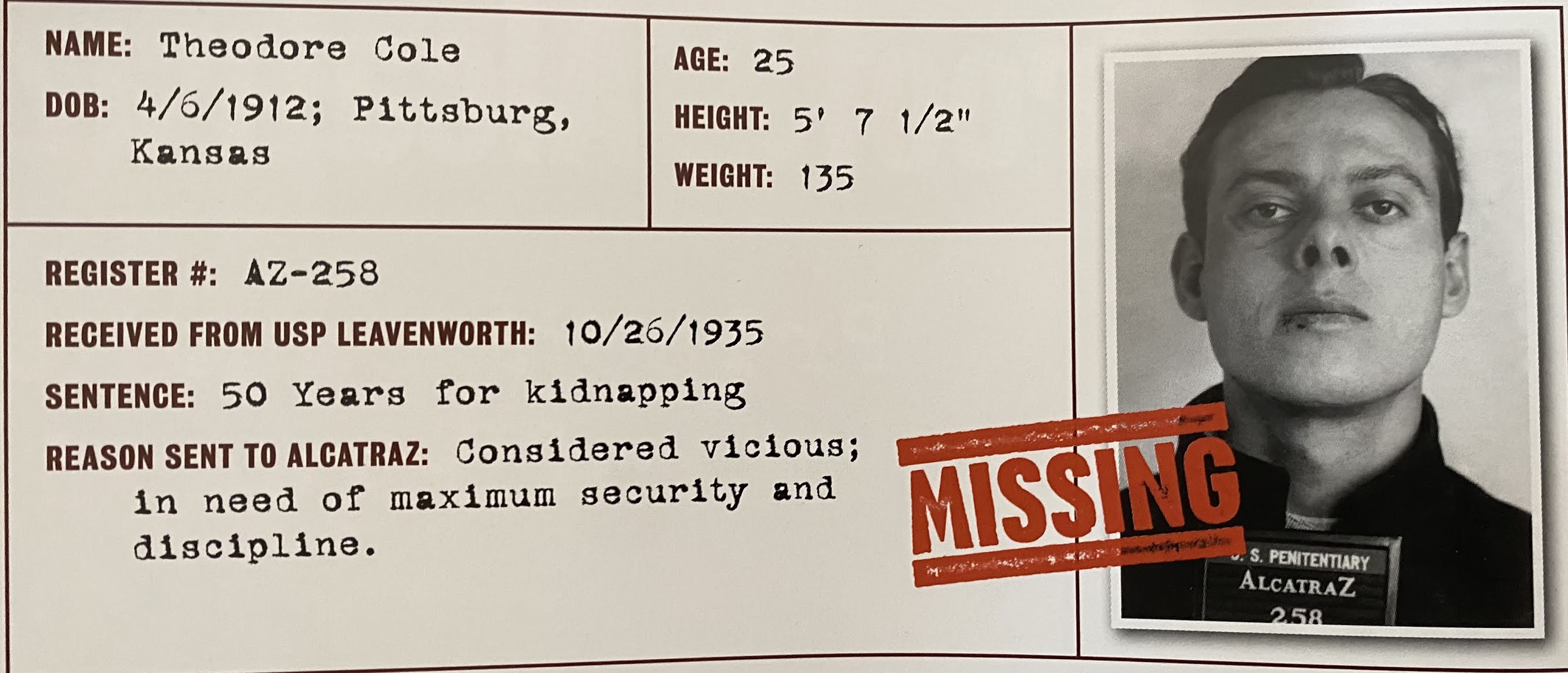 Heroes, Heroines, and History Alcatraz Escapes