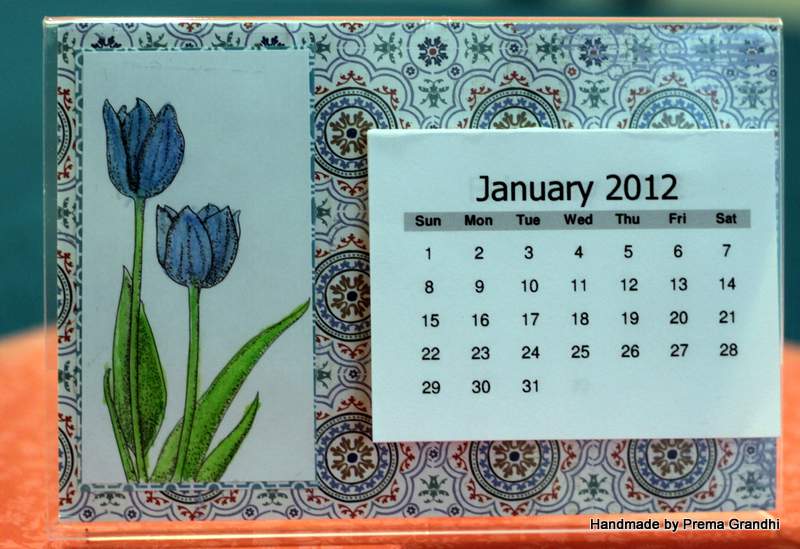 Handmade Crafts With Love Desktop Tear off calendars