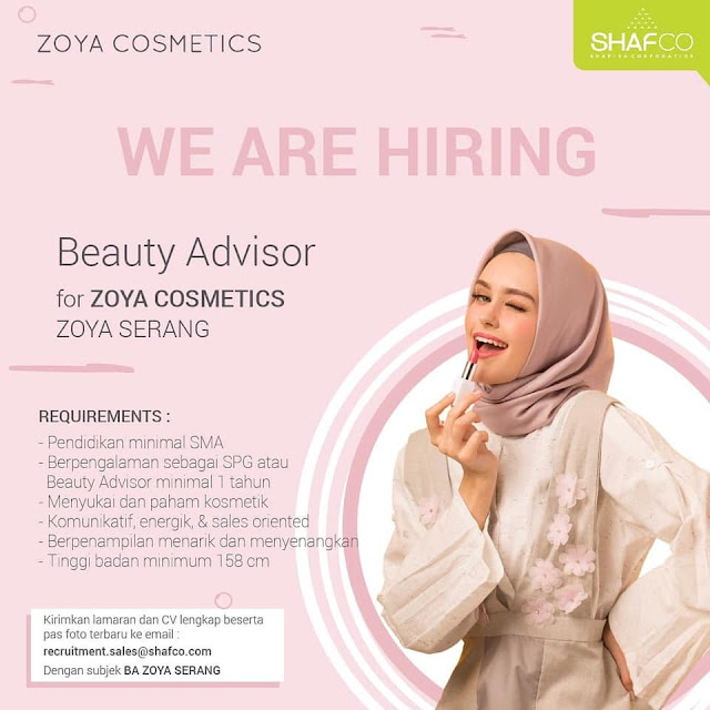 Loker Zoya Serangid