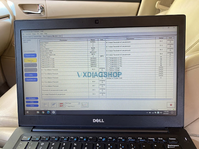 Program TOYOTA TPMS by VXDIAG VCX NANO or Mini VCI 2
