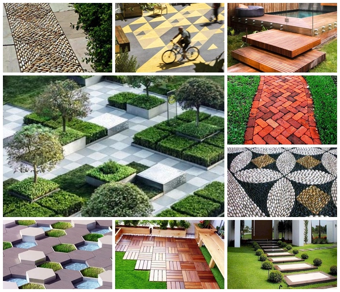 superficies exteriores y jardines