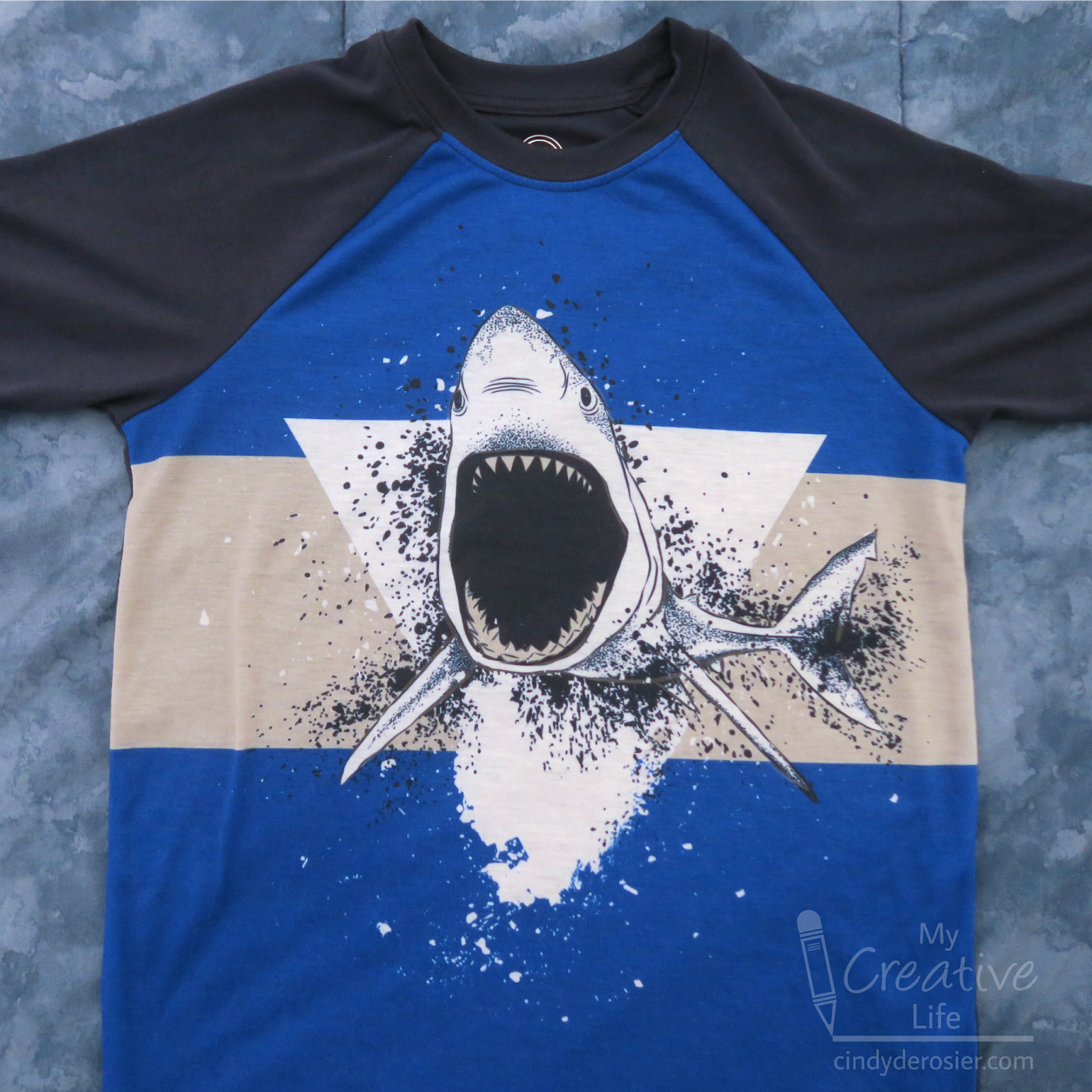 Cindy deRosier My Creative Life Construction Paper Shark Craft