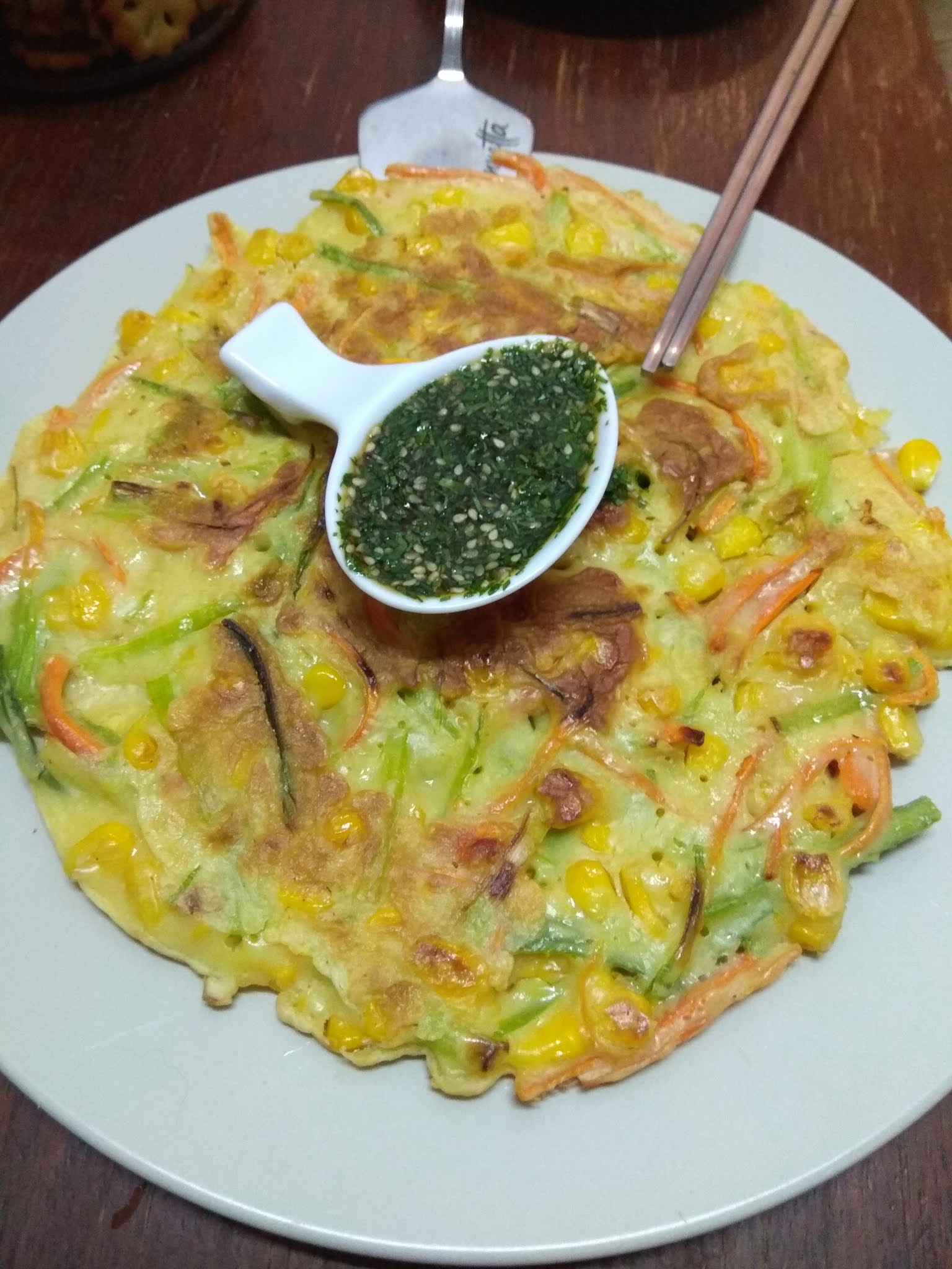 Elinluv's Tidbits Corner Vegetable Korean Pancake/Yachaejeon