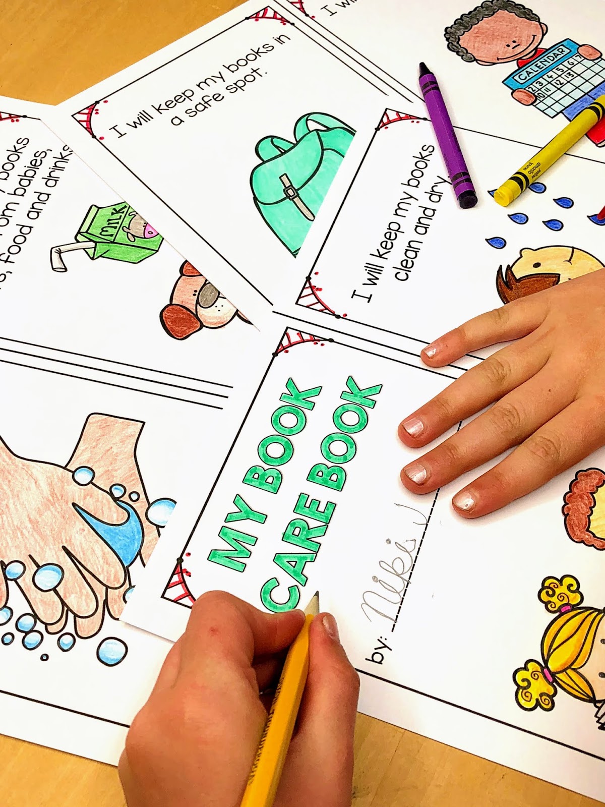 Teaching Book Care Rules Activities and Ideas Staying Cool in the