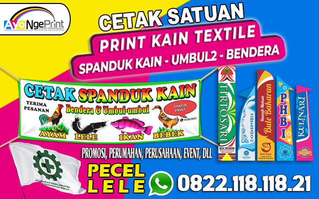 Cetak Spanduk Umbul Umbul Kain Kota Binjai Ayongeprint Spanduk Umbul Umbul Bendera Kain