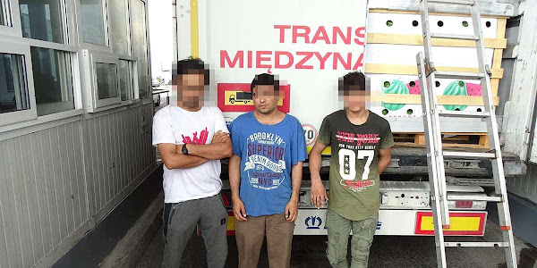 Trei pakistanezi ascunși într-un camion, printre pepeni, descoperiți la P.T.F. Calafat