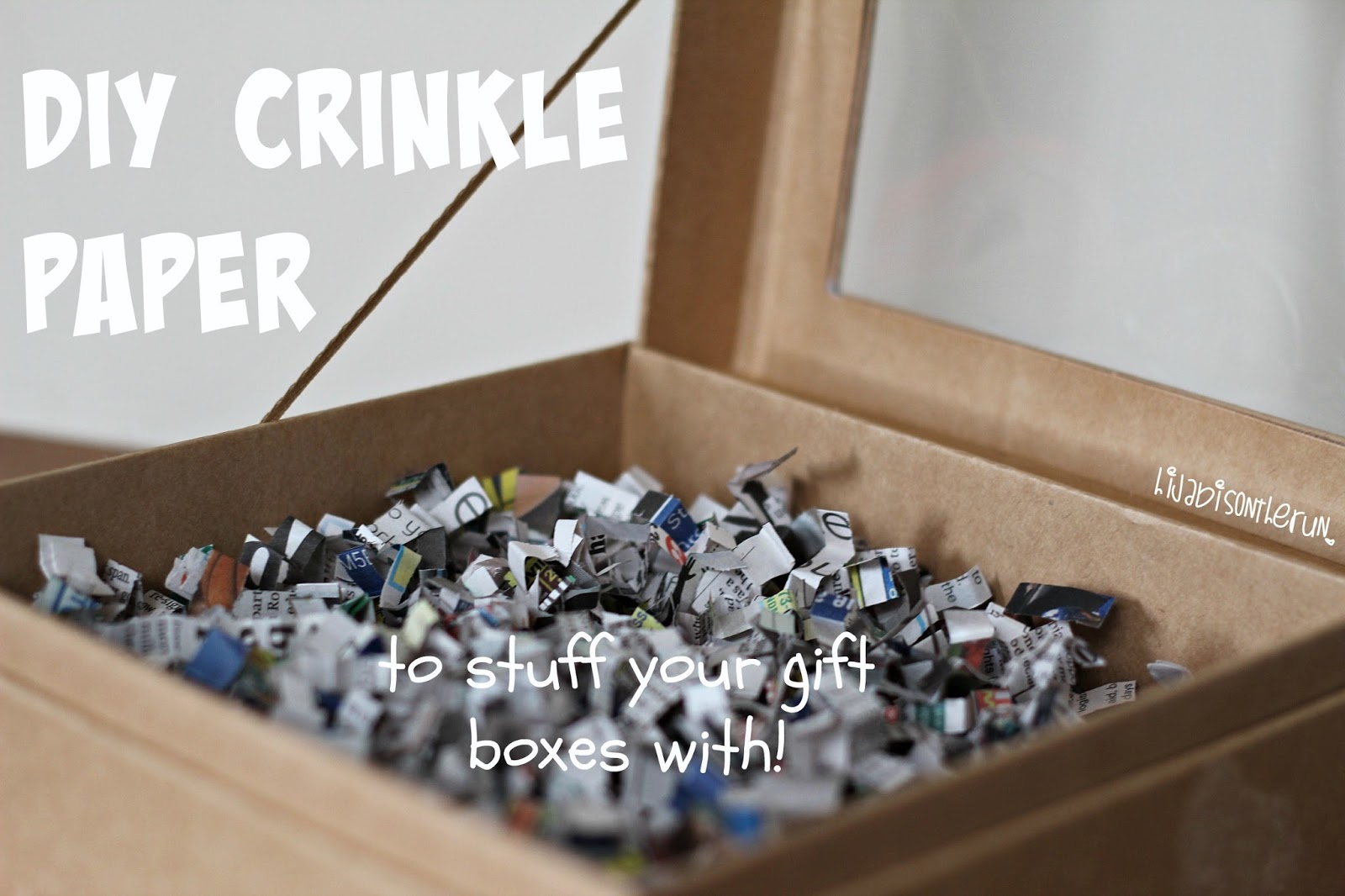 DIY Crinkle Paper/ Gift Box Stuffing