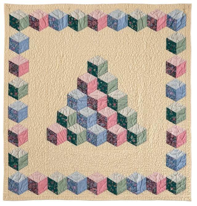 Sarah Lynn's Quilting Victoria's Tumbling Blocks Quilt