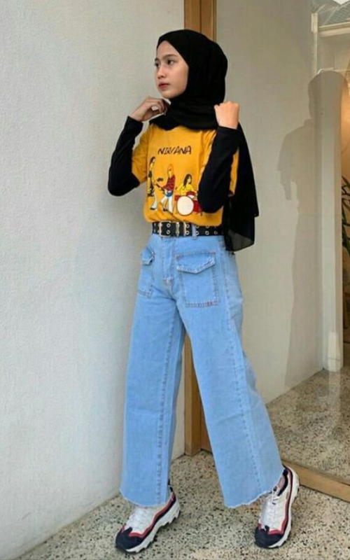 Top 9 Hijab Fashion For Jeans 2020