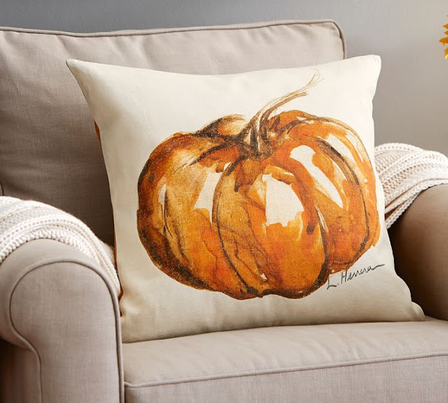 Our Hopeful Home Farmhouse Friday DIY Pottery Barn Pumpkin Pillow