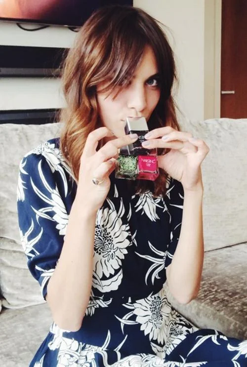 Nails Inc 'NailKale' Fall/Winter 2014 Campaign featuring Alexa Chung