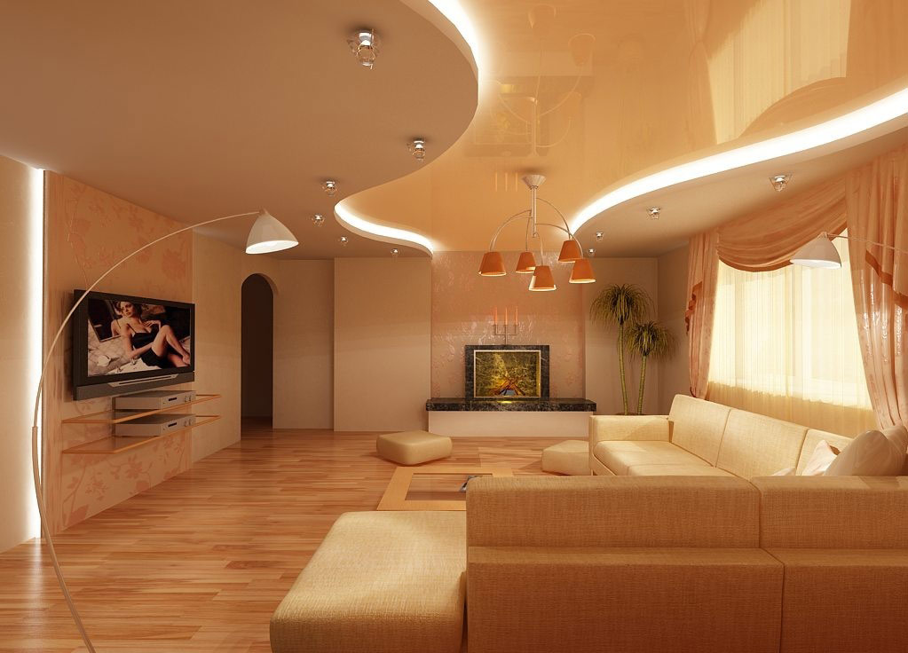 Simple Living Room Ceiling Pop Designs with Simple Decor