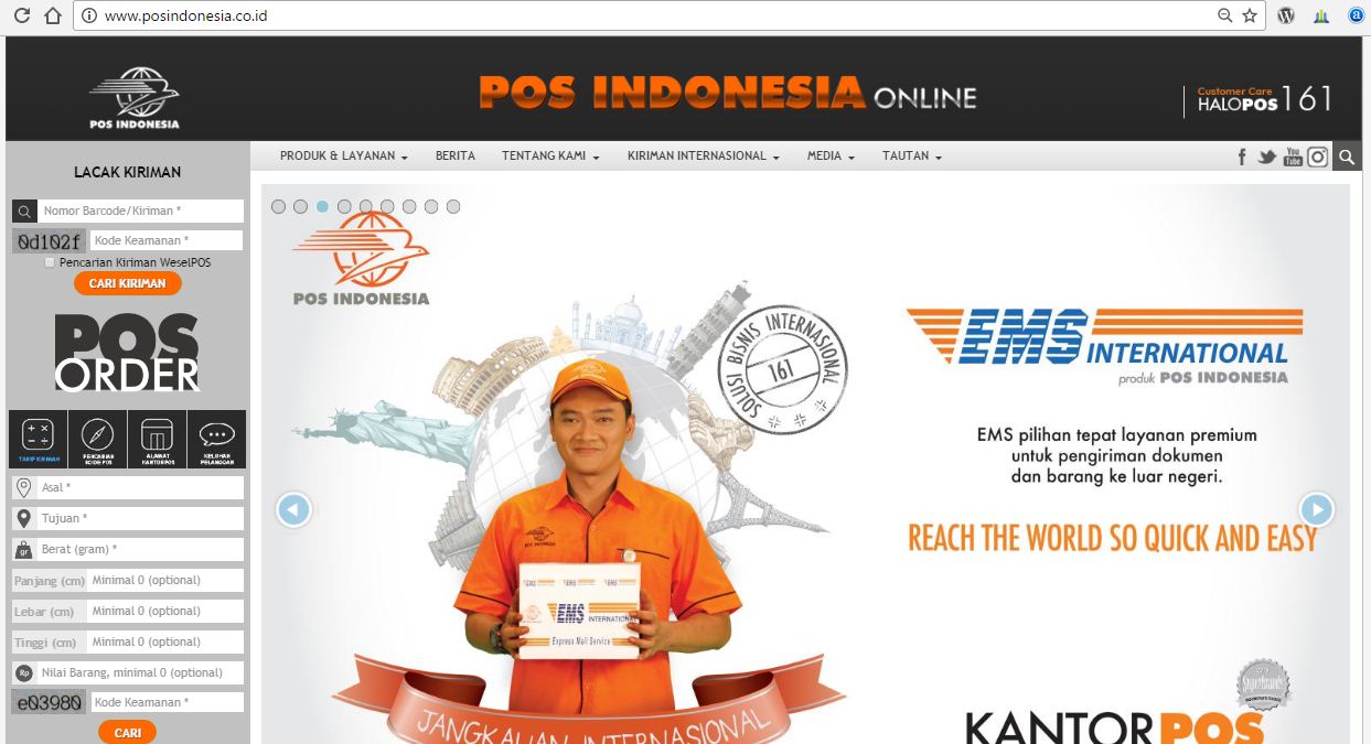Tampilan Baru Situs Pos Indonesia (posindonesia.co.id)