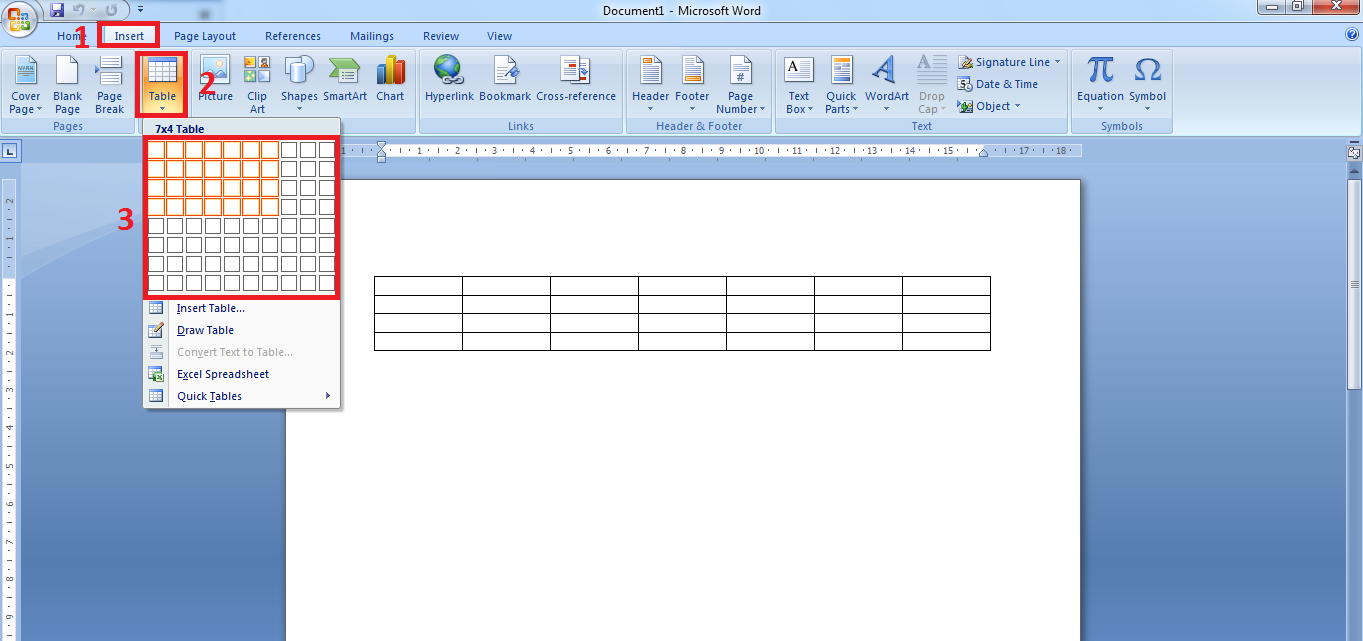 Cara Membuat dan Mengedit Tabel di Microsoft Word Blogger Toraja
