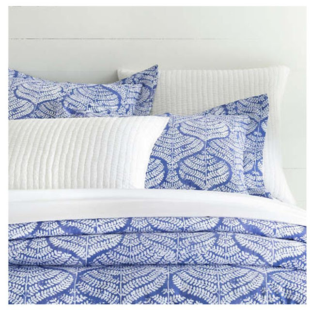 Pine Cone Hill Flora Blue Duvet