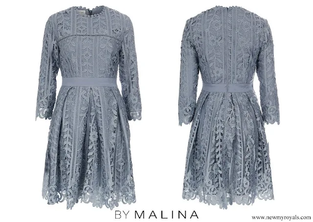 Crown Princess Victoria wore By Malina Ginger Lace Dress