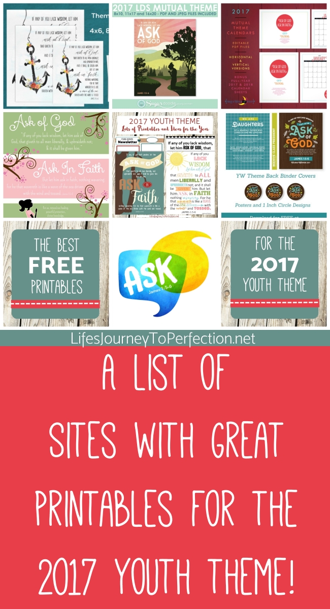 Life's Journey To Perfection The Best Youth Mutual Theme Printables