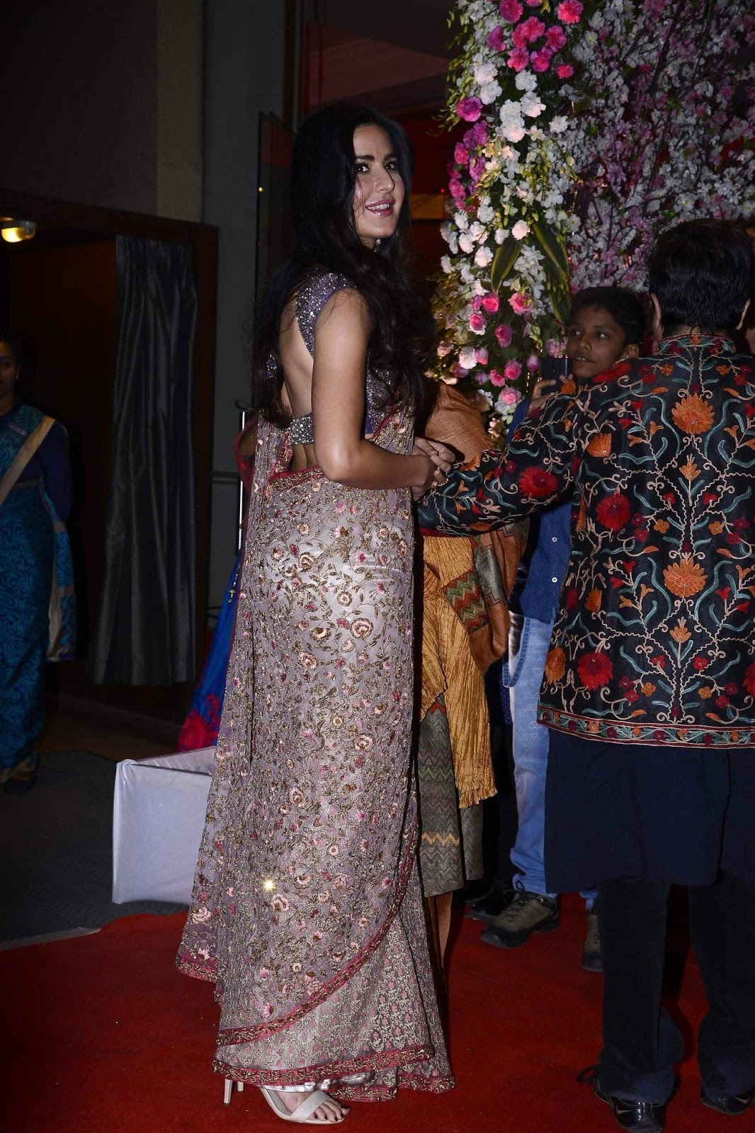 Katrina Kaif Looks Gorgeous In Saree At Neil Nitin Mukesh and Rukmini Sahay Wedding Reception