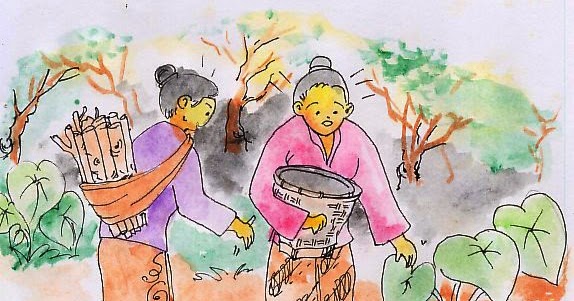 38 Gambar Ilustrasi Cerita Rakyat Keong Mas - Sugriwa Gambar