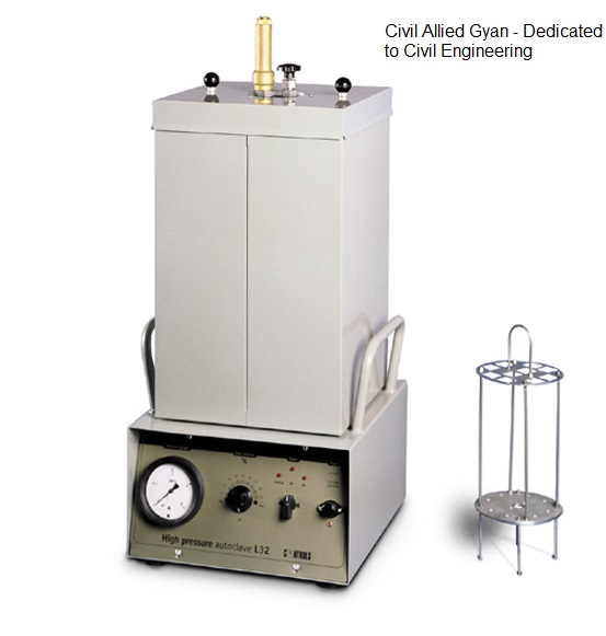 Soundness Test of Cement by Autoclave