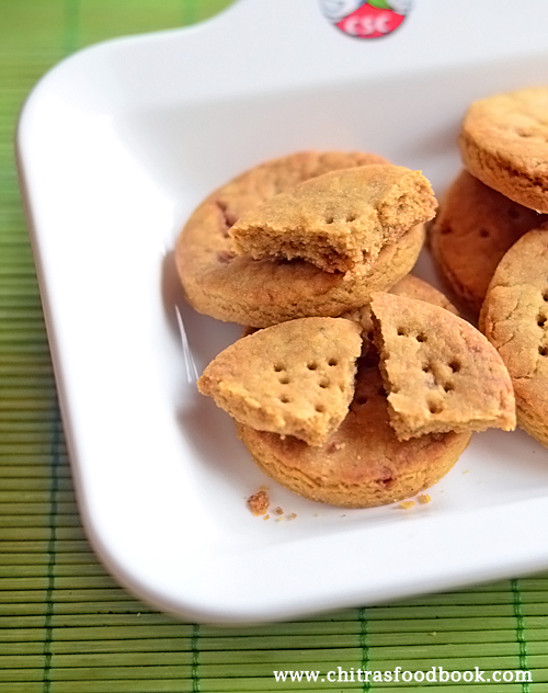 Eggless Wheat Flour Jaggery Cookies Sugar Free Cookies Chitra's