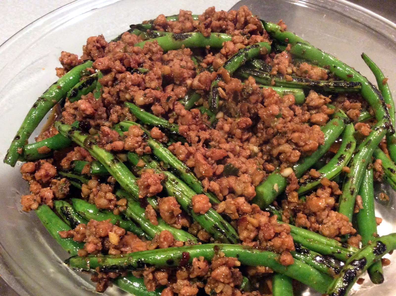 COOK WITH SUSAN Spicy Chinese Dry Cooked Green Beans
