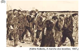 Kathe Kollwitz. A marcha dos tecelões, 1897 Kathe Kollwitz. A marcha dos tecelões, 1897