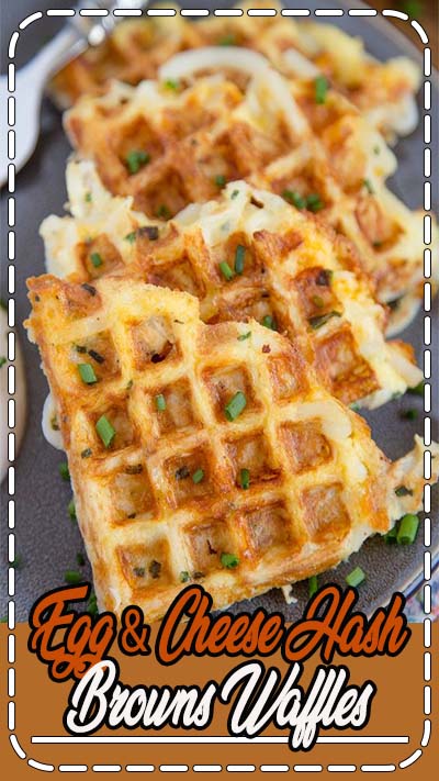 These easy, cheesy hash brown waffles are just the hack you need to simplify your breakfast routine! #breakfastlovers #ad @SimplyPotatoes