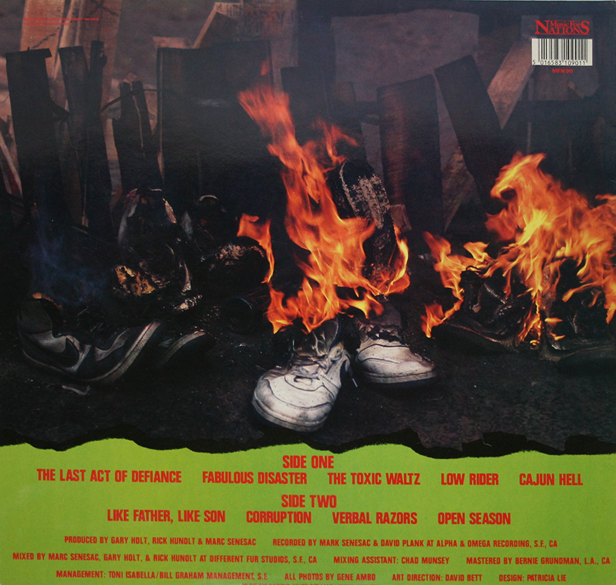 Classic Rock Covers Database Exodus Fabulous Disaster (1989)