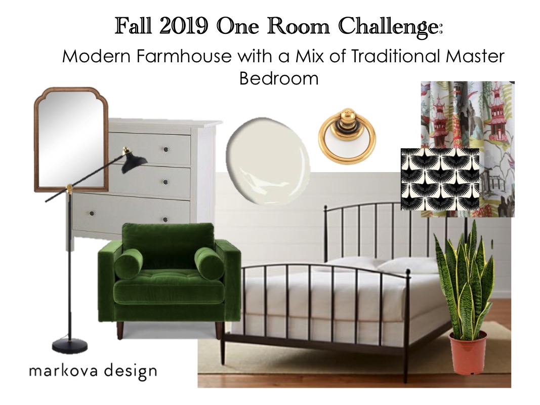 One Room Challenge Week 3 Budget Friendly Master Bedroom Makeover