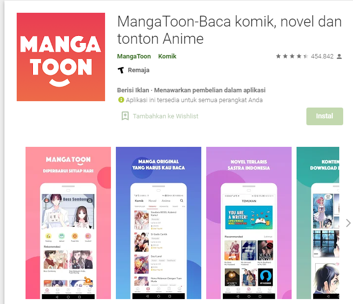 5 applikasi baca komik manga legal emirortech-mangatoon